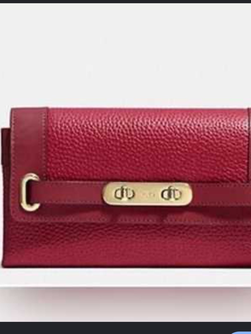 Coach vintage turn lock wallet